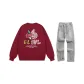 Maroon+Yellow Mud Pants