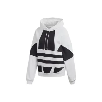 Adidas Originals Big Trifoil Pullover Hoodie White/Black