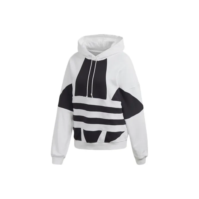 Adidas Big Trifoil Pullover Hoodie White/Black-0