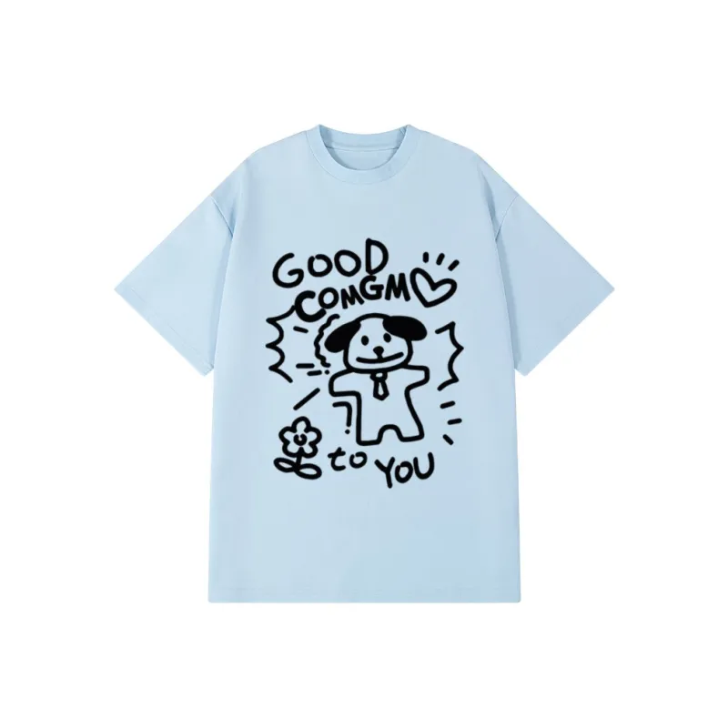 COMGM Drop Shoulder Sleeve T Shirt Unisex-11
