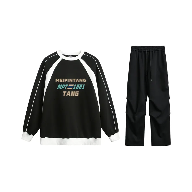 MEIPIN TANG Sweatshirt Set Unisex-12