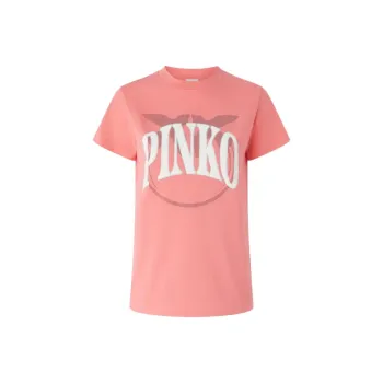 PINKO Logo And Birds T shirt
