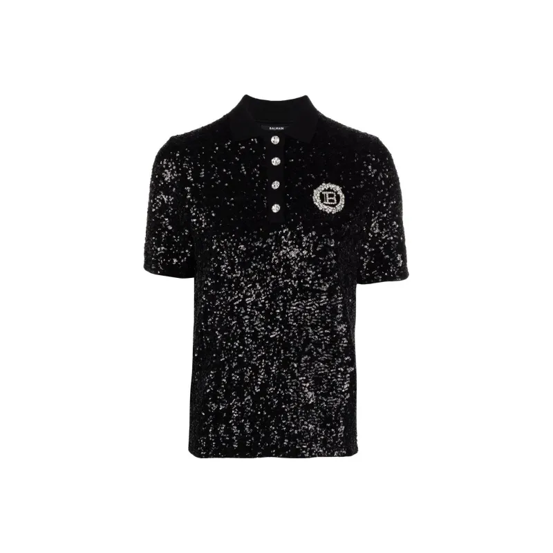 BALMAIN Polo Shirts Women's Black-0