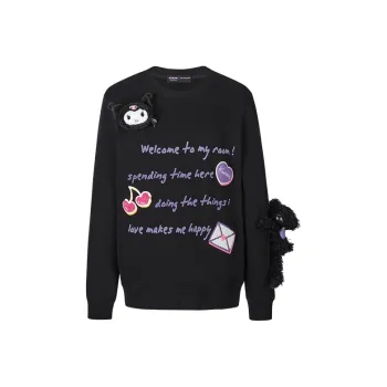 13 DEMARZO x SANRIO CHARACTERS Sweatshirt Women's Black