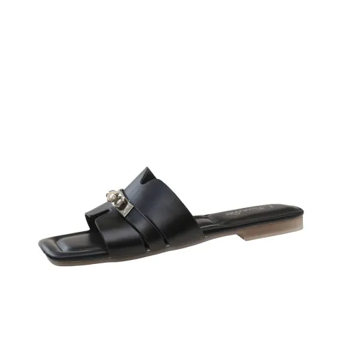 AJPAP Metal Slide Slippers Women's