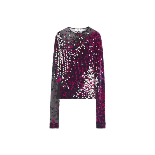 Lanvin Semi Sheer Crewneck Top