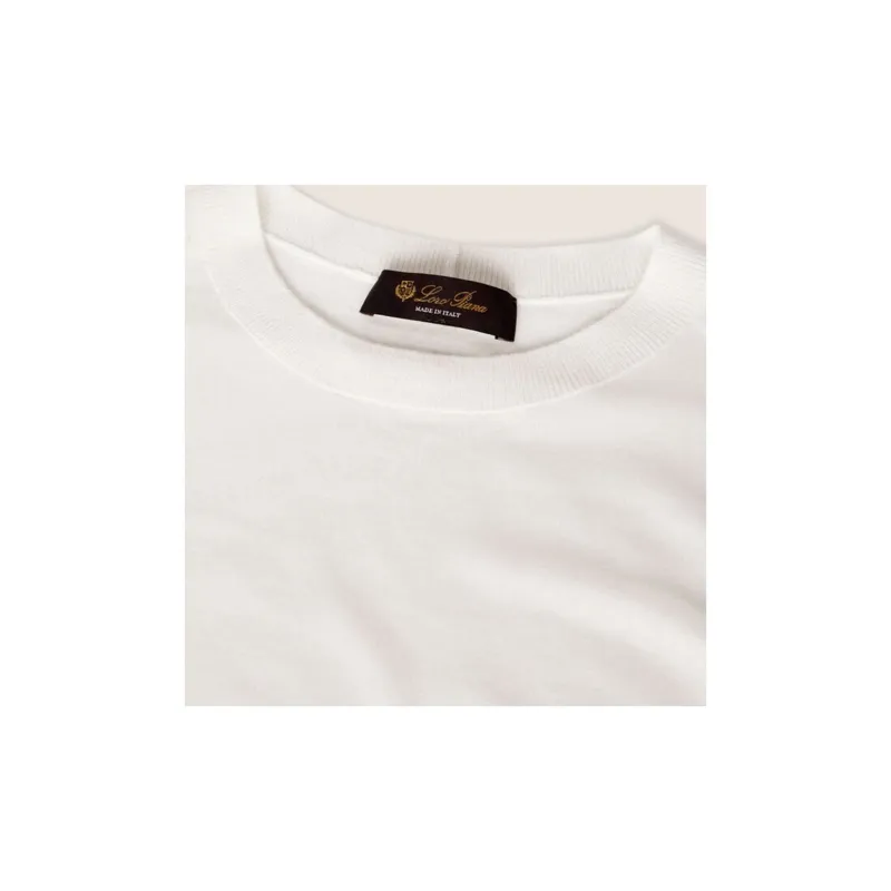 Loro Piana FW23 Piuma Crew Neck Sweater Women's White-5
