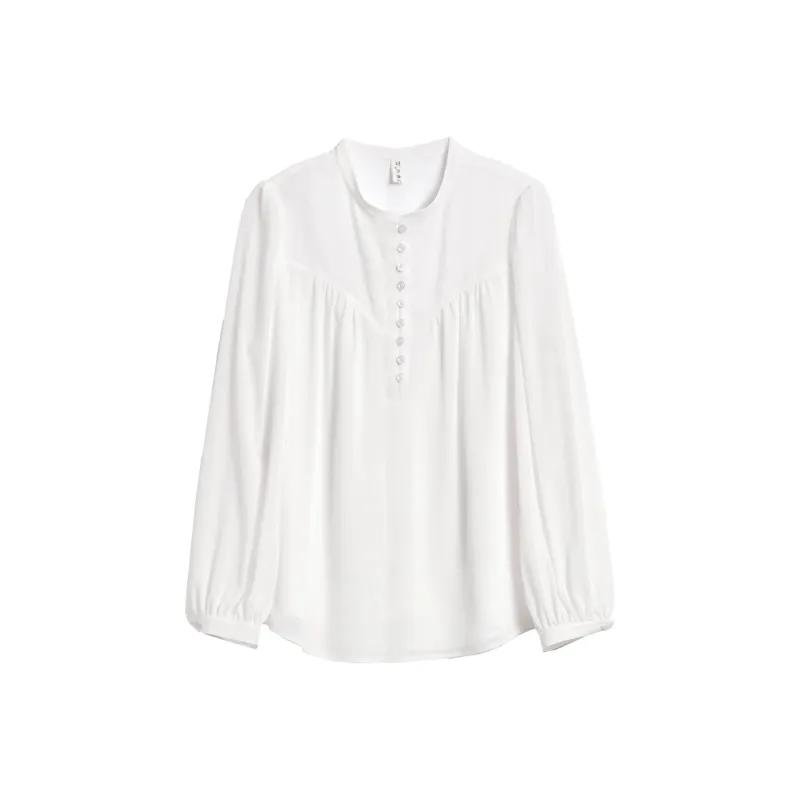 Mambe Shirts Women's White-0