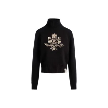 BALLY Heritage Flower embellished Sweater