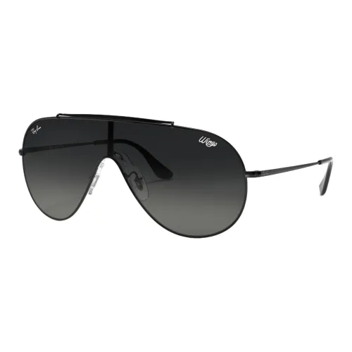 RayBan Metal Aviator Sunglasses Unisex Black