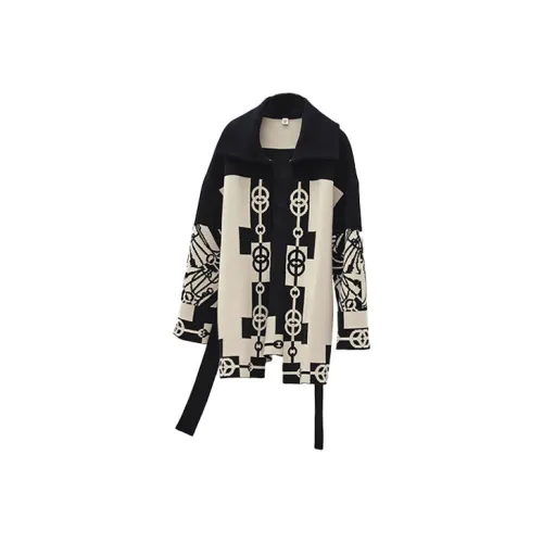 HERMES SS22 Cashmere Sweater Women's Black White