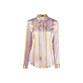 VERSACE Shirts Women's Purple