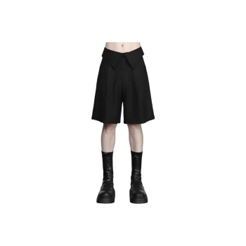 RAYSHOW Casual Shorts Men's Black