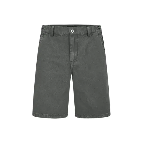 URBAN REVIVO Casual Shorts Men Dark Gray