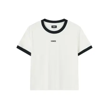 KSWISS SS24 T Shirt Women's Euryale White