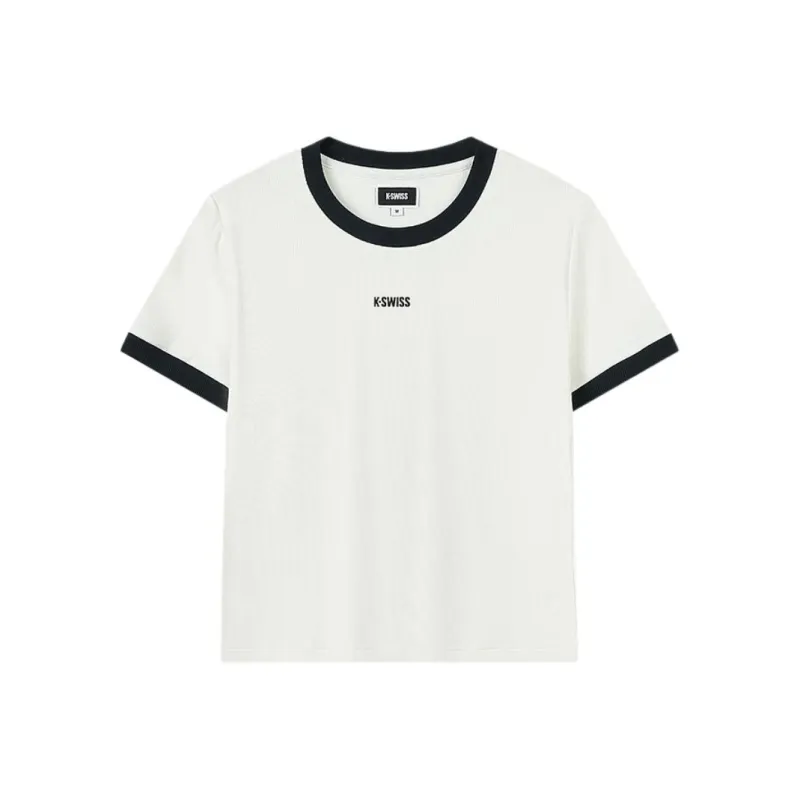 KSWISS SS24 T Shirt Women's Euryale White-0