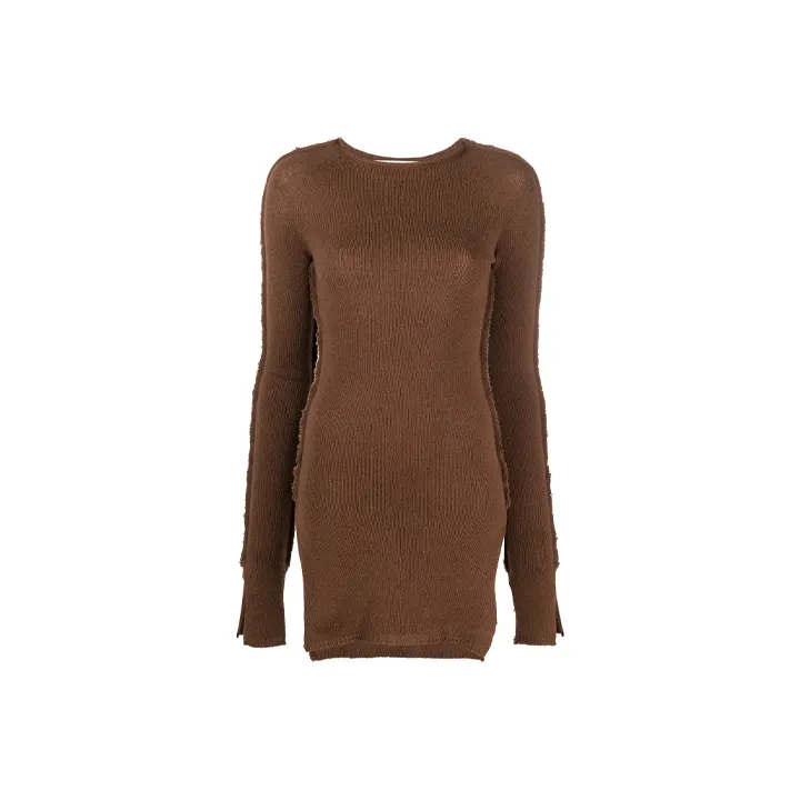 MARNI FW21 Slim Fit Sweater Women's Brown-0