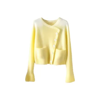 LWLG Sweaters Women's Yellow