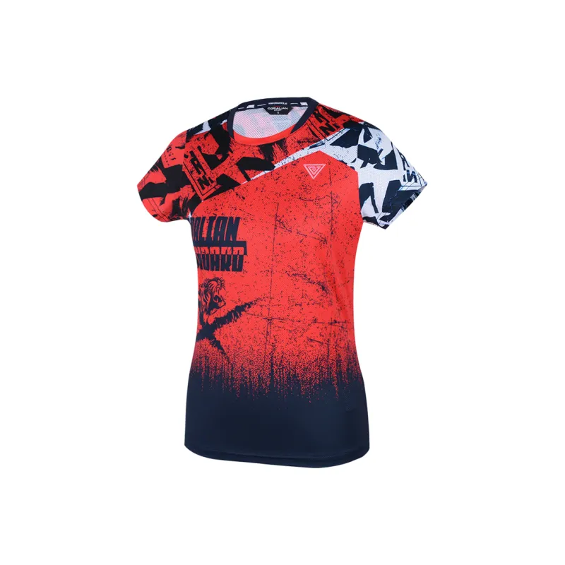 CORALIAN T Shirt Women's Red/Black-0