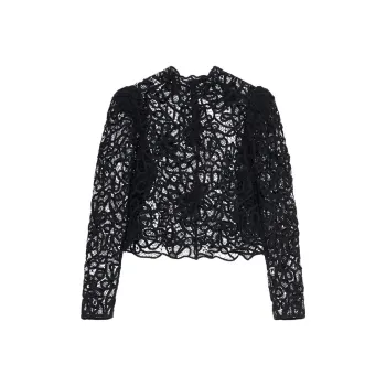 ISABEL MARANT Neline Lace Detailed Top