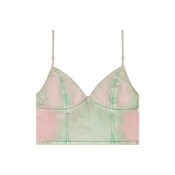 DIESEL Fulvy Tank Top 'Green/Pink'