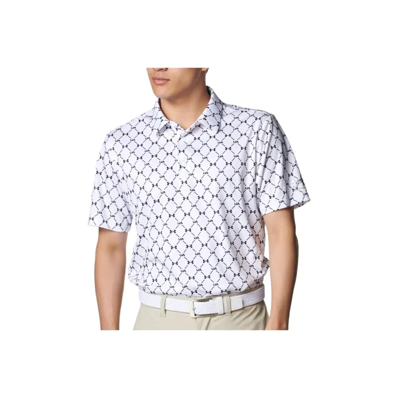 Under Armour Golf Clothing Men's White Black-0