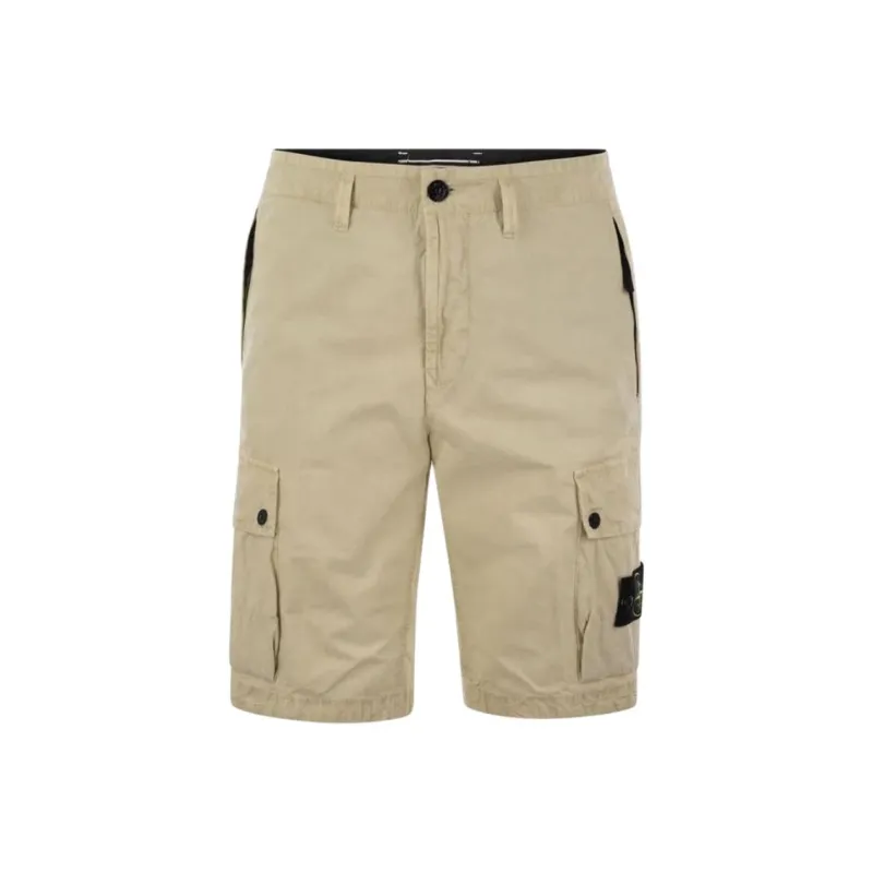 STONE ISLAND Compass Patch Cargo Shorts-0