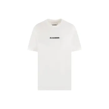 JIL SANDER + Logo Printed Jersey T Shirt