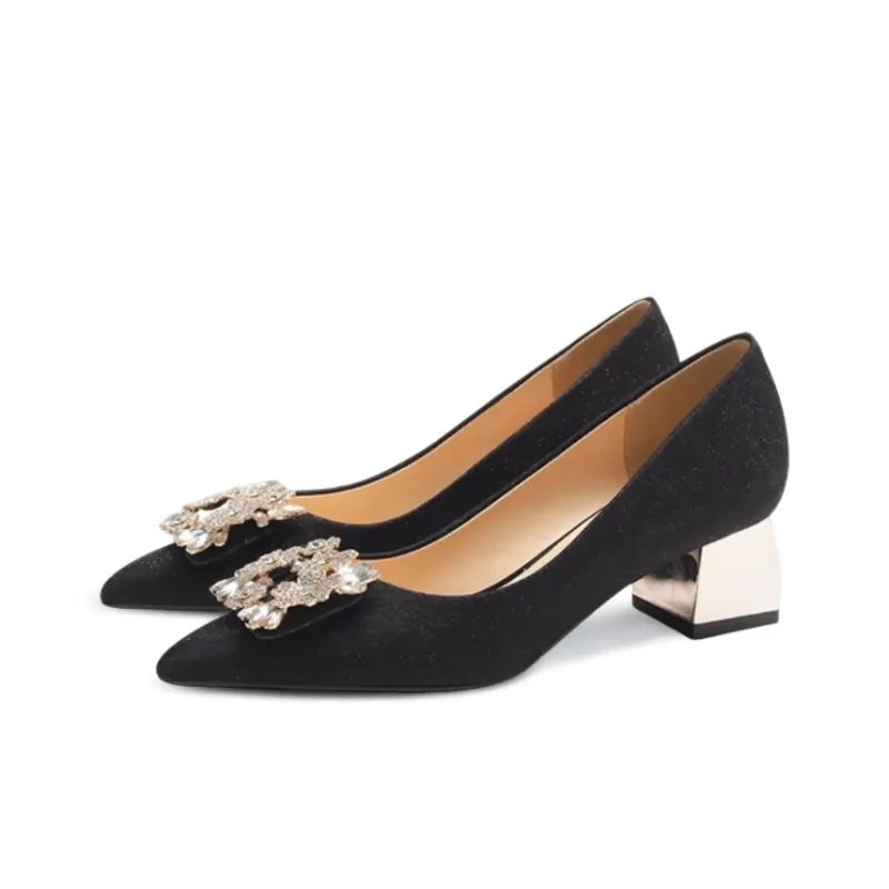 CVOJOO Block Heel High Heels Women's-9