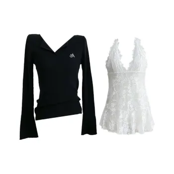 AURORA MUSE Knitwear Women's Black+White