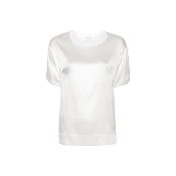 PAROSH T Shirt Women's Ivory White