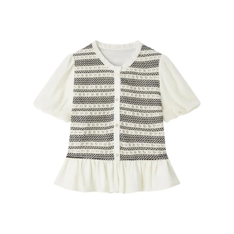 EICHITOO Shirt Women's Raw White Trim-0