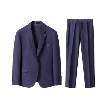 Automobili Lamborghini Business Suits Men's Blue