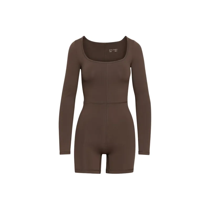 ARITZIA Golden LIFE Divinity 5'Longsleeve Romper Bodysuits Women's-0
