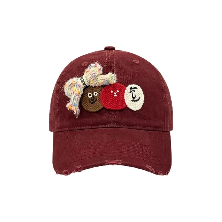 FILES Cotton Baseball Caps Unisex-1
