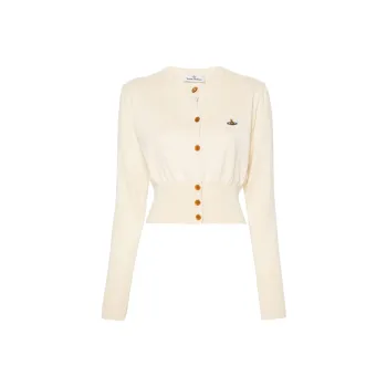 Vivienne Westwood Orb Embroidered Knit Cardigan