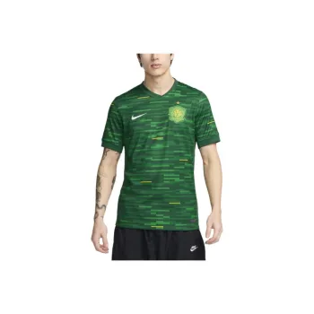 Nike Dri Fit Soccer Jerseys Men's Pine Green/Valley Green/White