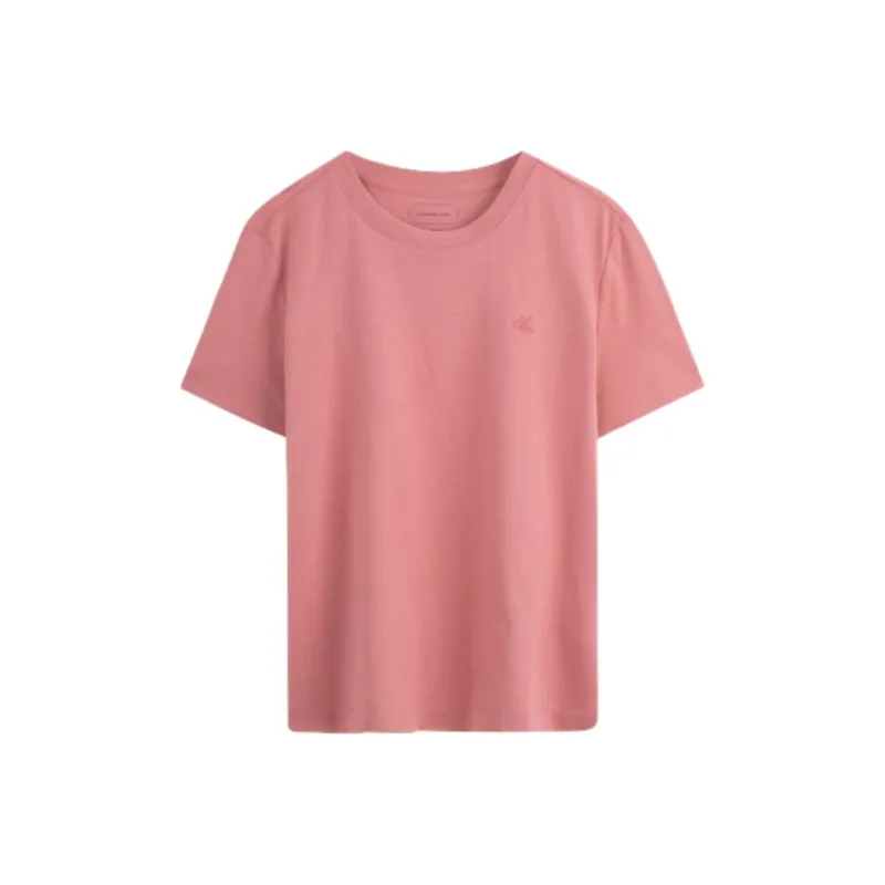 CALVIN KLEIN Regular T Shirt Women's Dirty Pink-0