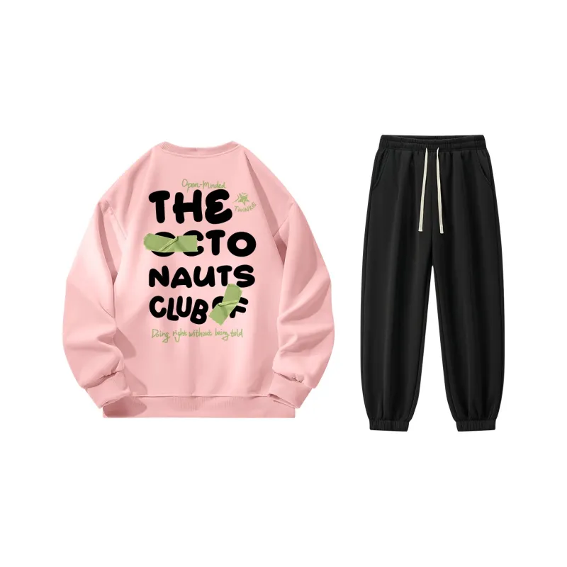 Small Columns Under The Sea Sweatshirt Set Unisex-32