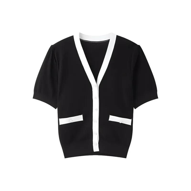 TKY SHOP Knitwear Women's Simple Black-0