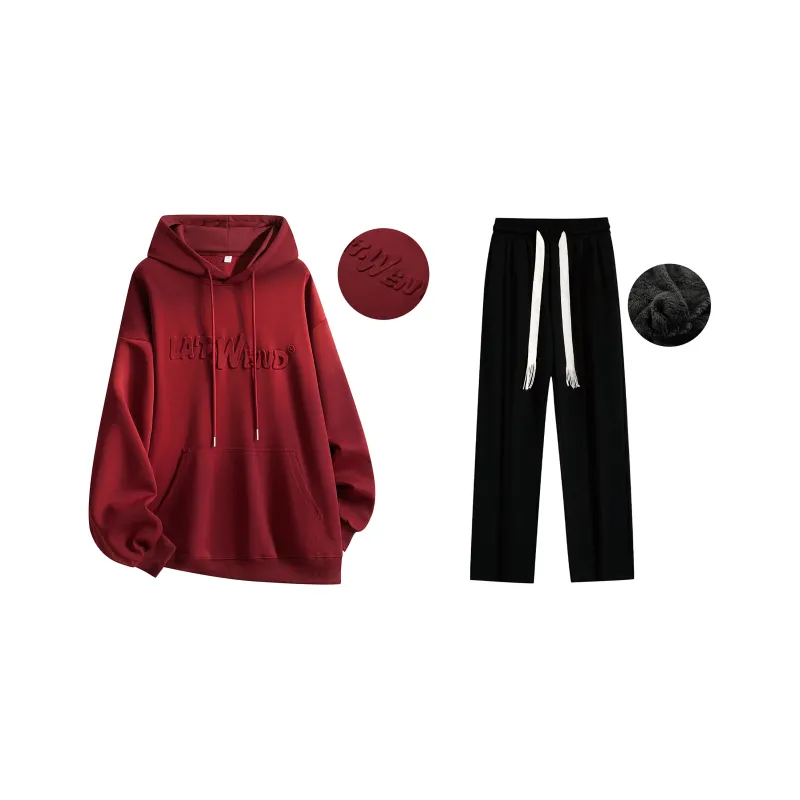 LA'T.WEEKEND Sweatshirt Sets For Fall And Winter Unisex-34