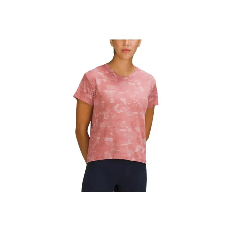 Lululemon Regular T-Shirt Women's Pink Peony-0