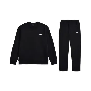 LiNing Badminton Series Sweatshirt Set Men's Black