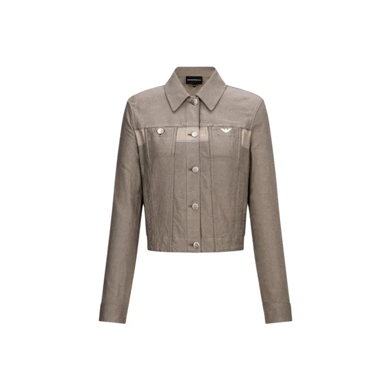 EMPORIO ARMANI Jackets & Coats Women's Light Brown-0