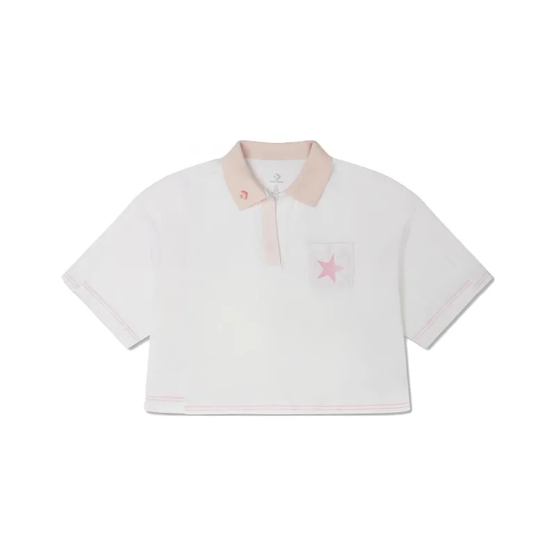 Converse Converse Converse Showcasing Series SS23 Polo Shirt Women's White-0