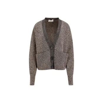 SportMax Buttoned V Neck Cardigan