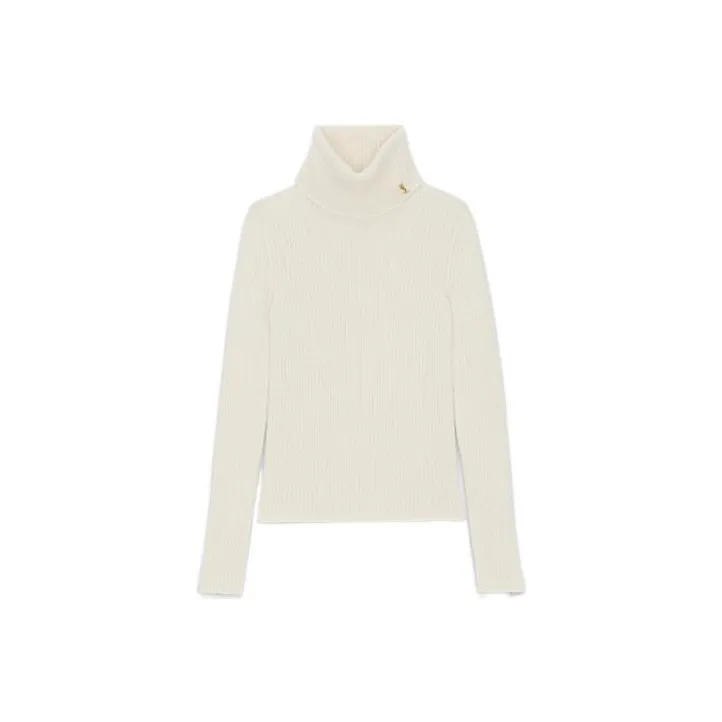 SAINT LAURENT Ribbed knit Roll neck Sweater-0