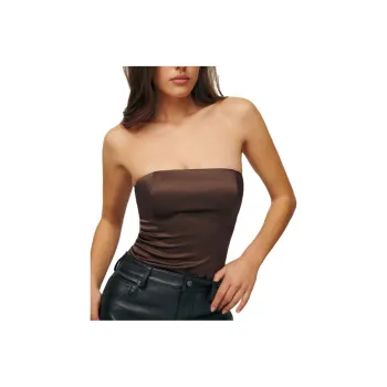 Reformation Strapless Tops Women's Cafe/Coffee