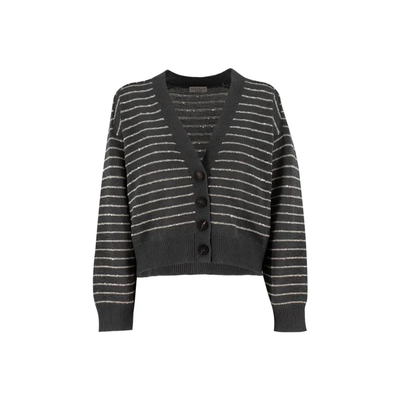 Brunello Cucinelli Knitwear Women's Charcoal Gray-0