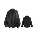Clothing Sets[Black Suit Jacket+Black Shirt]